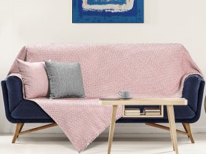 Ριχτάρια σετ 2τμχ Art 8477 (180x250 + 180x300) Ροζ Beauty Home | Maril Home