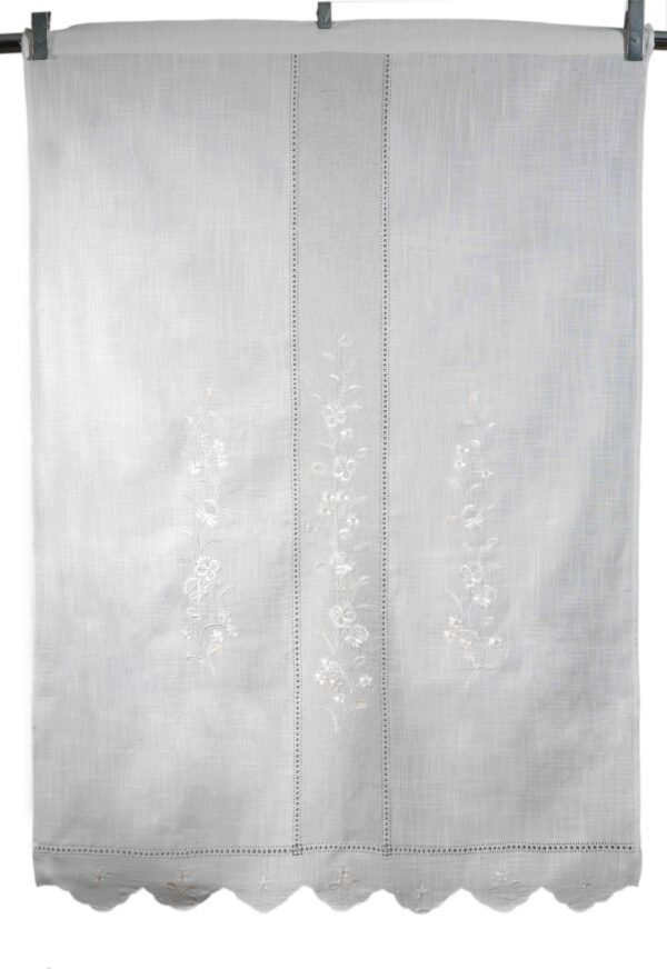 κουρτίνα 466 (90cm x 130cm) ivory/άμμου με τούνελ Silk Fashion | Maril Home
