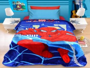 Κουβέρτα Παιδική Μονή Βελουτέ Spiderman Γαρύφαλλο 160x220 - ΓΑΡΥΦΑΛΛΟ | Maril.gr