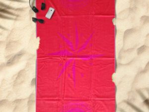 Πετσέτα Θαλάσσης Βαμβακερή Κόκκινη 650gsm Γαρύφαλλο 90x170 - ΓΑΡΥΦΑΛΛΟ | Maril.gr