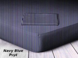 Σετ Μαξιλαροθήκες Navy Blue Ριγέ Βαμβακερές Γαρύφαλλο 2 Τεμαχίων 50x70 - ΓΑΡΥΦΑΛΛΟ | Maril.gr