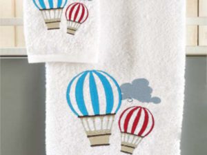 Βρεφικές Πετσέτες Σετ Αερόστατο Βαμβακερές Γαρύφαλλο 2ΤΜΧ - ΓΑΡΥΦΑΛΛΟ | Maril.gr