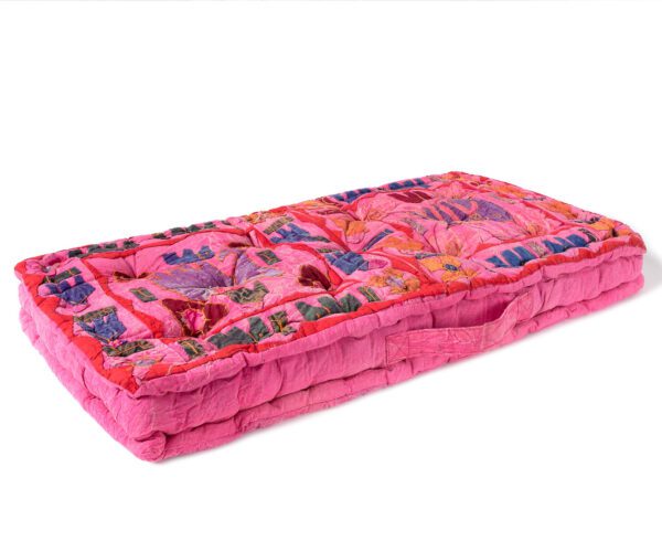 Μαξιλάρι κάθισμα elephant (35cm x 70cm x 10cm) ρόζ Silk Fashion | Maril Home