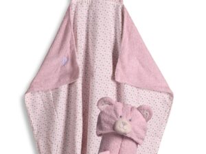 bebe κάπα (75cm x 100cm ) ροζ Silk Fashion | Maril Home