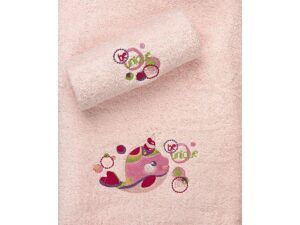 Σετ πετσέτες Art 5401 Σετ 2τμχ Ροζ Beauty Home | Maril Home