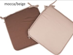 Μαξιλάρι καρέκλας δίχρωμο Σχ.Reli mocca-beige 38x38x2cm 100% microfiber  38x38cm Flamingo | Maril Home