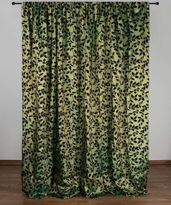 Κουρτίνα 081 (300cm x 275cm) με τρέσα λαχανί Silk Fashion | Maril Home