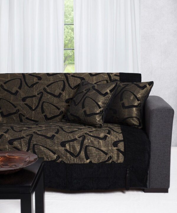 ΜΑΞΙΛΑΡΟΘΗΚΗ 11230 (45cm x 45cm) μαύρο Silk Fashion | Maril Home