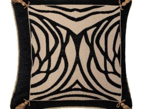 ΜΑΞΙΛΑΡΟΘΗΚΗ 6926 (65cm x 65cm) μαύρο Silk Fashion | Maril Home