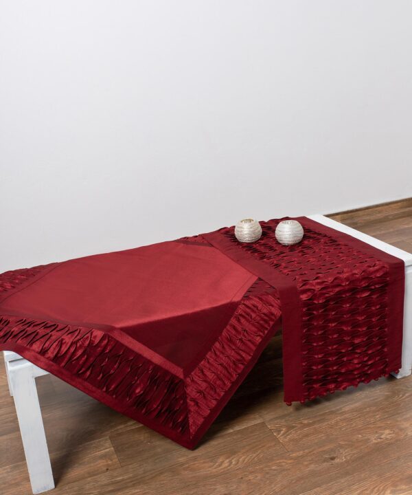 Τραβέρσα (40cm X 175cm) 8373 κόκκινη Silk Fashion | Maril Home