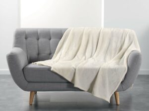 Κουβέρτα - Ριχτάρι super soft  Σχ.Flanou ecrou 180x220cm 100% polyester  180x220cm Flamingo | Maril Home