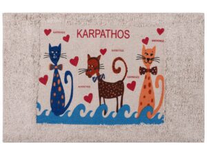 Πατάκι γάτα Κάρπαθος (40cm x 60cm) Silk Fashion | Maril Home
