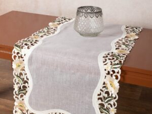 Σατέν κοφτή τραβέρσα (50cm x 150cm) L090035A Silk Fashion | Maril Home