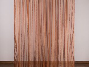 Κουρτίνα nx6104 (280cm x 300cm) με τρέσα καφέ Silk Fashion | Maril Home