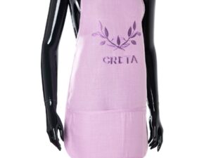 Ολόσωμη ποδιά BG23a (50cm x 70cm) λιλά CRETA Silk Fashion | Maril Home