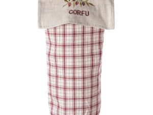 Σακουλοθήκη 1312 (23cm x 54cm) κόκκινο CORFU Silk Fashion | Maril Home