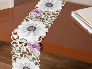 Σατέν κοφτή τραβέρσα (20cm x 150cm) 291 μώβ Silk Fashion | Maril Home