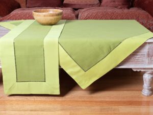 τραβέρσα (45cmx 170cm)  bg17 πράσινο/κυπαρισσί Silk Fashion | Maril Home
