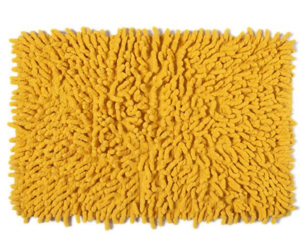 Πατάκι μπάνιου γαριδάκι (50cm x 80cm) κίτρινο Silk Fashion | Maril Home