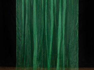 Κουρτίνα j160 (280cm x 300cm) με τρέσα πράσινη Silk Fashion | Maril Home
