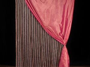 Κουρτίνα maria (150cm x 280cm) με τούνελ ροδί Silk Fashion | Maril Home