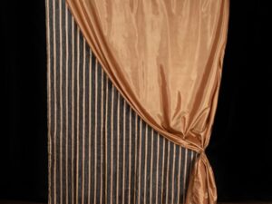 Κουρτίνα maria (150cm x 280cm) με τούνελ χρυσή Silk Fashion | Maril Home