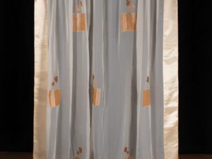 Κουρτίνα w52-5708 (300cm x 300cm) με τρέσα μπεζ Silk Fashion | Maril Home