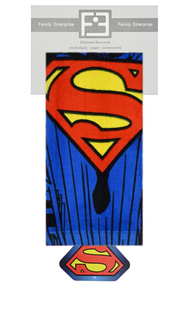 DC Superman παιδική πετσέτα χεριών 30 Χ 50 002015011Σ13 | Maril - Λευκά Είδη