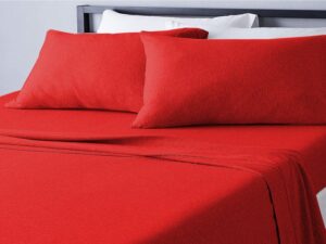Παπλωματοθήκη Υπέρδιπλη Μονόχρωμη Κόκκινη 100% Cotton Γαρύφαλλο 220x240 - ΓΑΡΥΦΑΛΛΟ | Maril.gr
