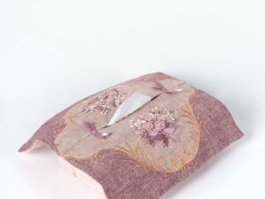 Θήκη για χαρτοπετσέτες 970 (30cm x 30cm) ρόζ Silk Fashion | Maril Home