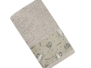 Πετσέτα Χεριών Μπορντούρα 30Χ40 450γρ Βαμβακερή 100% 005122011Σ7 | Maril - Λευκά Είδη