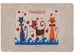 Πατάκι γάτα THASSOS (40cm x 60cm) Silk Fashion | Maril Home