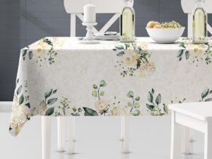 LINO ΤΡΑΠΕΖΟΜΑΝΤΗΛΟ ZELDA NAPPE C-101 IVORY 140X140 | Maril Home